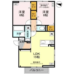 Aulii(アウリィ)【2階】の間取り