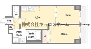 大阪府大阪市生野区中川2【マンション】の間取り