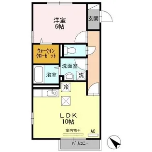サンモール スクエア【2階】の間取り