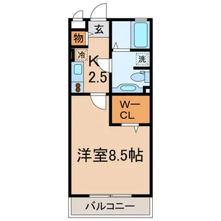 神奈川県横浜市保土ヶ谷区岡沢町【アパート】の間取り