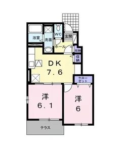 センチュリー・ワン【1階】の間取り
