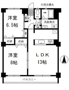 リヴィエール・ボー【1階】の間取り