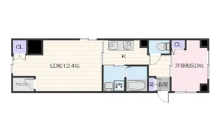 Grove梅田東【4階】の間取り