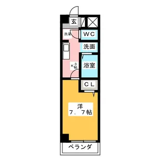 サンパティーク【2階】の間取り