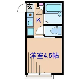 グローリア菊名【1階】の間取り