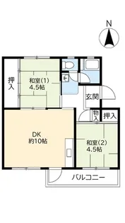 UR桜丘【3階】の間取り