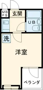 セントヒルズ国立【4階】の間取り