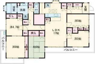 ロコハウスC棟【2階】の間取り
