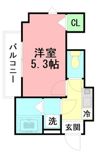 FIORE戸塚 壱番館【3階】の間取り