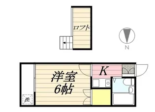 プラザ日前宮【2階】の間取り
