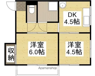 黒住ビル【5階】の間取り