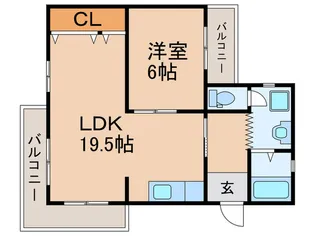 アトラスFu【3階】の間取り
