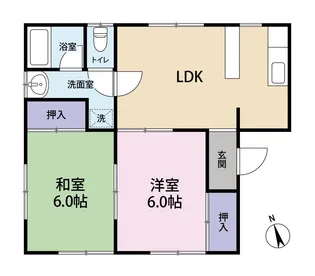 藤ハイツ【2階】の間取り