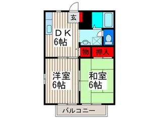 アネックス町田【1階】の間取り