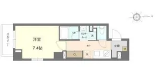 東京都新宿区新宿7【マンション】の間取り