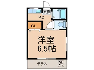 代一ハイム【1階】の間取り