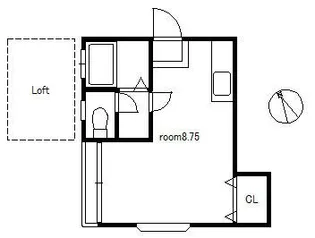 ソアレ市川【1階】の間取り
