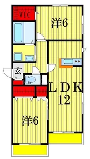 ガーデンハイツ鎌倉【3階】の間取り