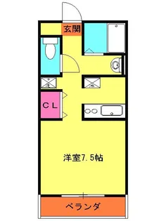 ビラ堀ノ内【1階】の間取り