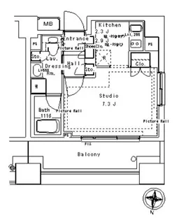 東京都文京区湯島3【マンション】の間取り
