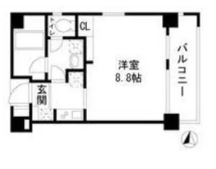 東京都墨田区亀沢1【マンション】の間取り