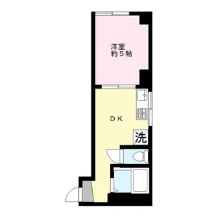 ライオンズマンション神奈川新町第2【1階】の間取り