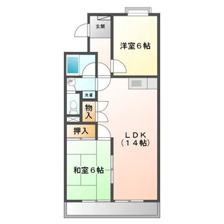 サンキャピトル【2階】の間取り