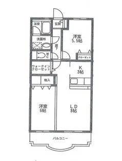 パインクレスト竹内【3階】の間取り