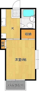 コーポエンジュ【1階】の間取り