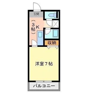 エメローズ御幸【3階】の間取り