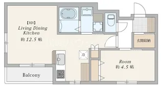 (仮称)ARM新井薬師前【1階】の間取り