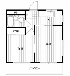 元本郷レジデンス【4階】の間取り