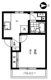 秋元第2ビル【4階】の間取り