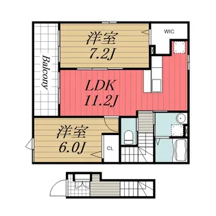 サンリットレジデンス II【2階】の間取り