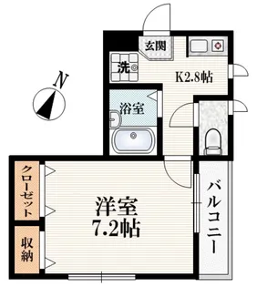 メゾンタウルス【2階】の間取り