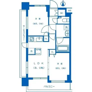 エステムプラザ池袋ザ・ヴィンテージ【6階】の間取り