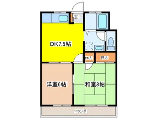 パインハイムAの間取り