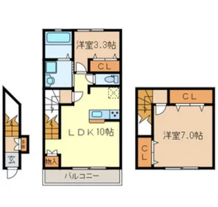エスト野口町の間取り