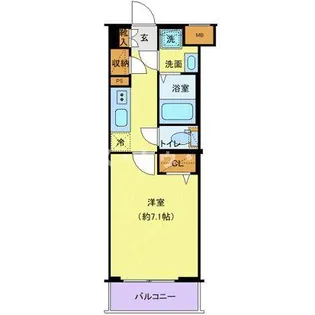 クレヴィスタ大塚【4階】の間取り