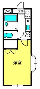 アルバニーフジ弐番館【1階】の間取り