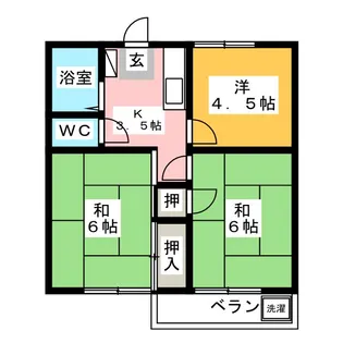 サニーコーポ【2階】の間取り