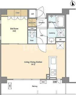 サンハイム雪が谷大塚【6階】の間取り