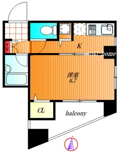 ドエルフローラ【2階】の間取り