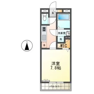 リコルテ ヴェルソー【1階】の間取り