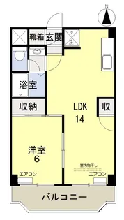 堂元ビル【4階】の間取り