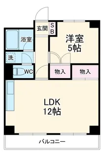リナス美女木【4階】の間取り