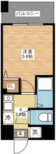 modern palazzo水辺の森【10階】の間取り