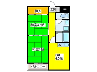 グレースサカイ【5階】の間取り