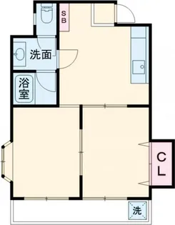 エアリー西日暮里【6階】の間取り