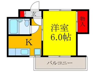 ミール吹田【2階】の間取り